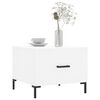vidaXL Coffee Tables 2 pcs White 50x50x40 cm Engineered Wood