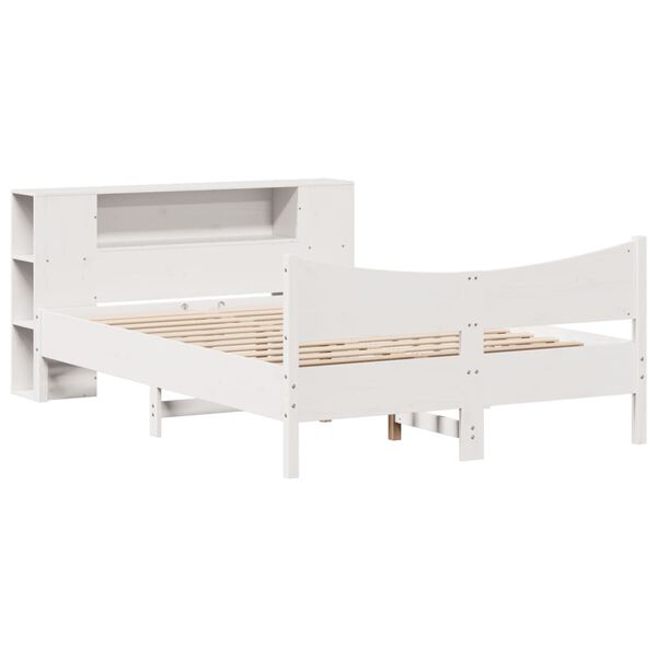 vidaXL Bed Frame without Mattress White 160x200 cm Solid Wood Pine
