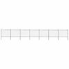 vidaXL Garden Fence with Spear Top Steel 1172x150 cm Black