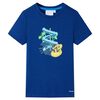 vidaXL Kids' T-shirt Dark Blue 128