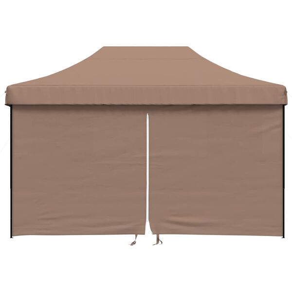 vidaXL Party Tent Folding Brown 292 x 440 x 315 cm Oxford Fabric