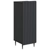 vidaXL Sideboard Black 34.5 x 33 x 92 cm Engineered Wood