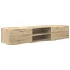 vidaXL Wooden Cabinet 150 x 39 x 30 cm Sonoma Oak Engineered Wood