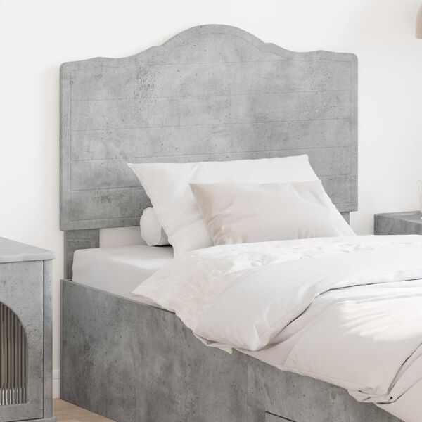 vidaXL Headboard Concrete Grey 75 cm Engineered wood