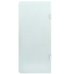 vidaXL Wall-mounted Urinal Privacy Screen 90x40 cm Tempered Glass