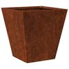 vidaXL Garden Planters 2 pcs 30x30x30 cm Weathering Steel