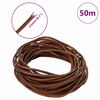 vidaXL Leather Cord Light Brown &Oslash;2.5 mm x 50 m Leather