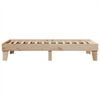 vidaXL Bed Frame without Mattress 90x190 cm Single Solid Wood Pine