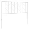 vidaXL Metal Replace Headboard White 107 cm