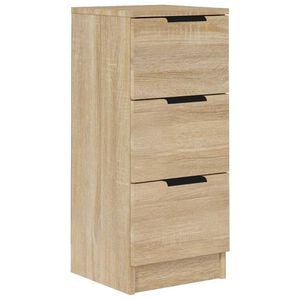 vidaXL Sideboard Sonoma Oak 30x30x70 cm Engineered Wood