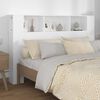 vidaXL Headboard Cabinet White 160x18.5x104.5 cm
