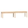 vidaXL 2-Seater Garden Bench 203.5x44x45 cm Solid Wood Pine