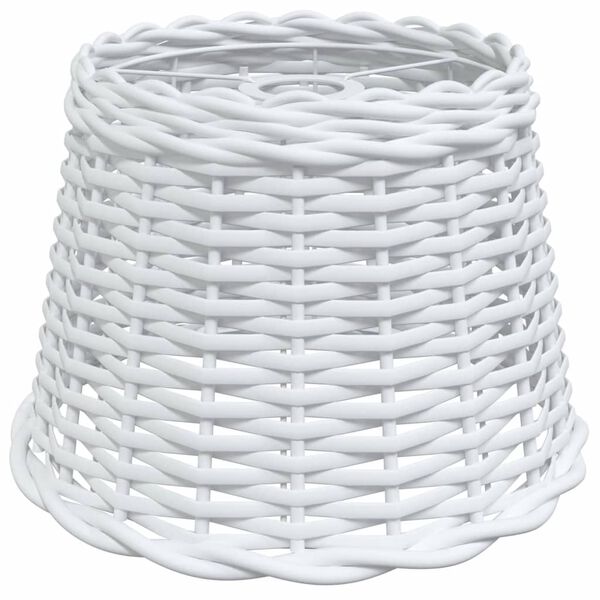 vidaXL Ceiling Lamp Shade White &Oslash;30x20 cm Wicker