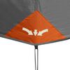 vidaXL Family Tent with LED 6-Person Light Grey and Orange Quick Release