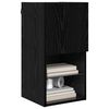 vidaXL Wall-mounted TV Cabinets 2 pcs Black Oak 30.5 x 30 x 60 cm