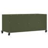vidaXL TV Cabinet Olive Green 100.5x39x43.5 cm Steel