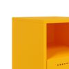 vidaXL Bedside Cabinets 2 pcs Mustard Yellow 36x39x60.5 cm Steel