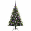 vidaXL Artificial Hinged Christmas Tree 150 LEDs Green 120 cm