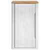 vidaXL Bathroom Wall Cabinet White 35 x 30 x 60 cm Solid Pine Wood