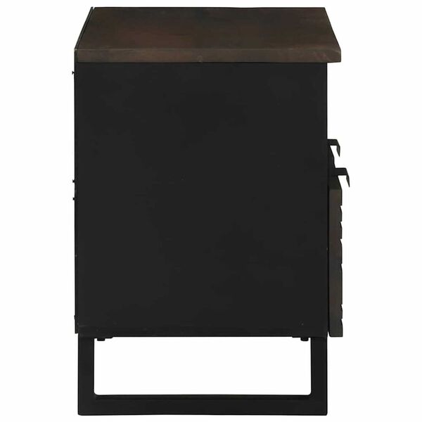 vidaXL TV Units with Drawer Walnut 70 x 33 x 46 cm Engineered wood