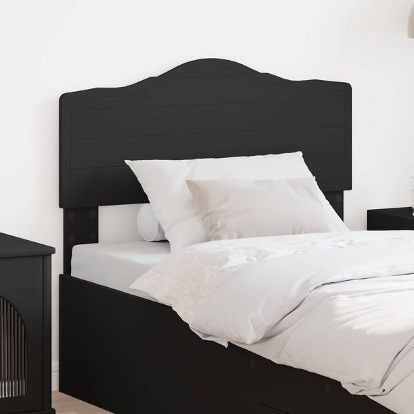 vidaXL Headboard with Headboard Black Oak 75 cm Engineered wood