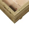vidaXL Garden Planter 90x90x26.5 cm Impregnated Wood Pine