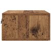 vidaXL Bedside Cabinet Old Wood 35 x 35 x 20 cm Engineered Wood