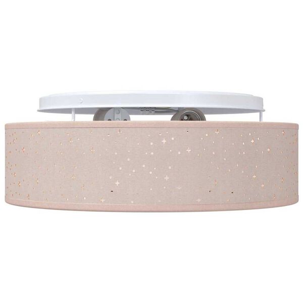 vidaXL Ceiling Lamp with Spotlights Taupe 38 x 38 x 13.5 cm Fabric