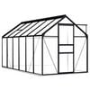 vidaXL Greenhouse with Base Frame Anthracite Aluminium 7.03 m&sup2;