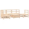 vidaXL 6 Piece Garden Sofa Set Solid Wood Pine
