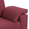 vidaXL Sofa Wine Red 180 x 77 x 82 cm Fabric