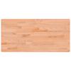 vidaXL Desk Top 115x55x2.5 cm Solid Wood Beech