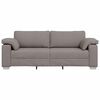 vidaXL Sofa Taupe 219 x 77 x 82 cm Fabric