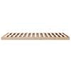 vidaXL Floor Bed Frame Natural 223.5 x 204 x 9 cm Solid Pine Wood