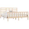 vidaXL Bed Frame without Mattress 180x200 cm Super King Solid Wood