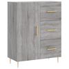 vidaXL Highboard Grey Sonoma 69.5x34x180 cm Engineered Wood
