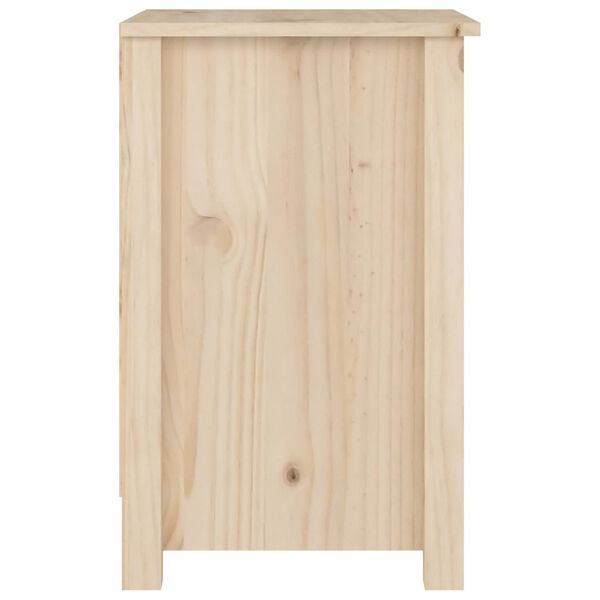 vidaXL Bedside Cabinet 40x35x55 cm Solid Wood Pine