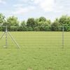 vidaXL Field Fence Silver 25 x 0.8 m Galvanised steel