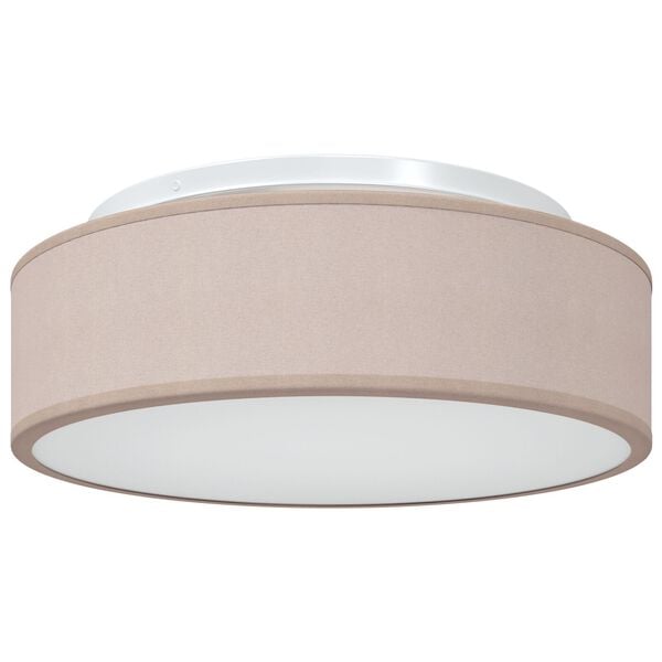vidaXL Ceiling Lamp with Spotlights Taupe 38 x 38 x 13.5 cm Fabric