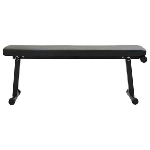 vidaXL Foldable Weight Bench Folding Black 109 x 29 x 42 cm Steel