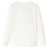 Kids' T-shirt with Long Sleeves Ecru 92