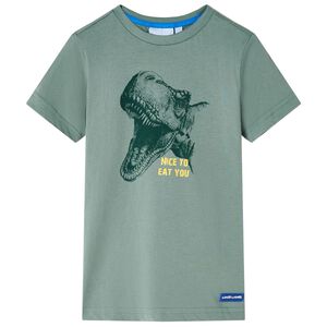 vidaXL Kids' T-shirt Khaki 104