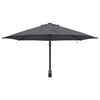 vidaXL Garden Parasol Manual Anthracite 248 x 248 x 148 cm