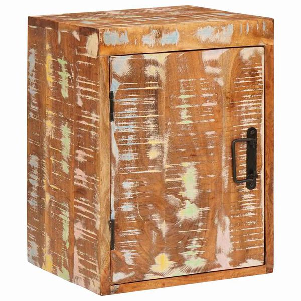 vidaXL Bedside Table Brown 35 x 33 x 48 cm Solid Reclaim wood