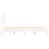 vidaXL Bed Frame without Mattress White 140x200 cm Solid Wood Pine
