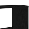 vidaXL Wall Shelf Black Oak 100x15x70 cm Engineered Wood