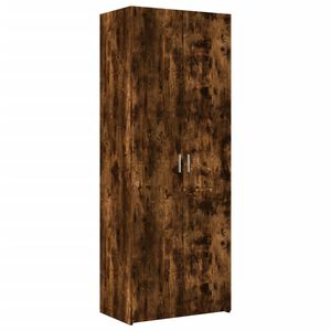 vidaXL Highboard Smoked Oak 70x42.5x185 cm Engineered Wood