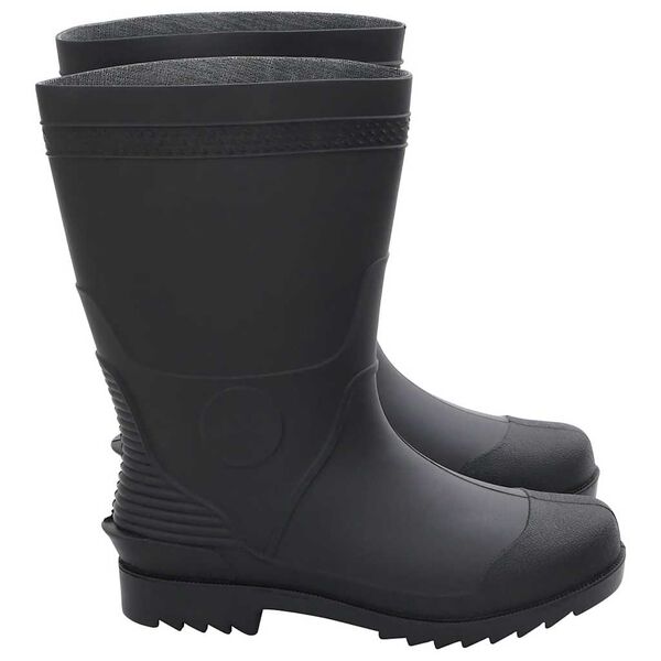 vidaXL Rain Boots Black Size 41 PVC