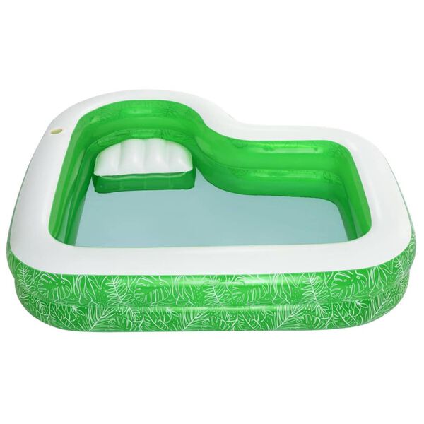 Bestway Swimming Pool with Seat Tropical Paradise 231x231x51 cm