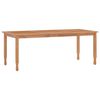 vidaXL Garden Dining Table 200x90x75 cm Solid Wood Teak